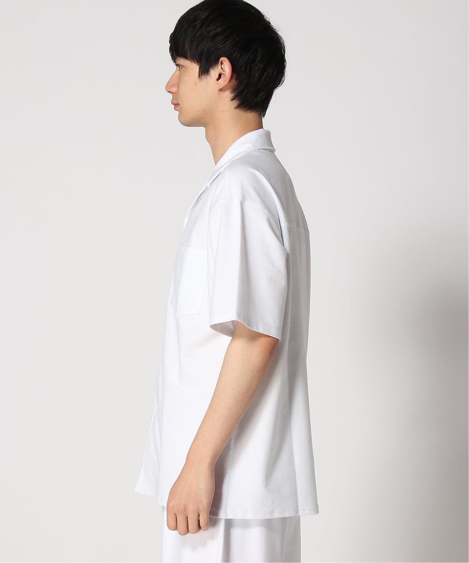 (M)LSC SHIRT WIDE FIT OG LOGO クローム トップス シャツ・ブラウス ホワイト