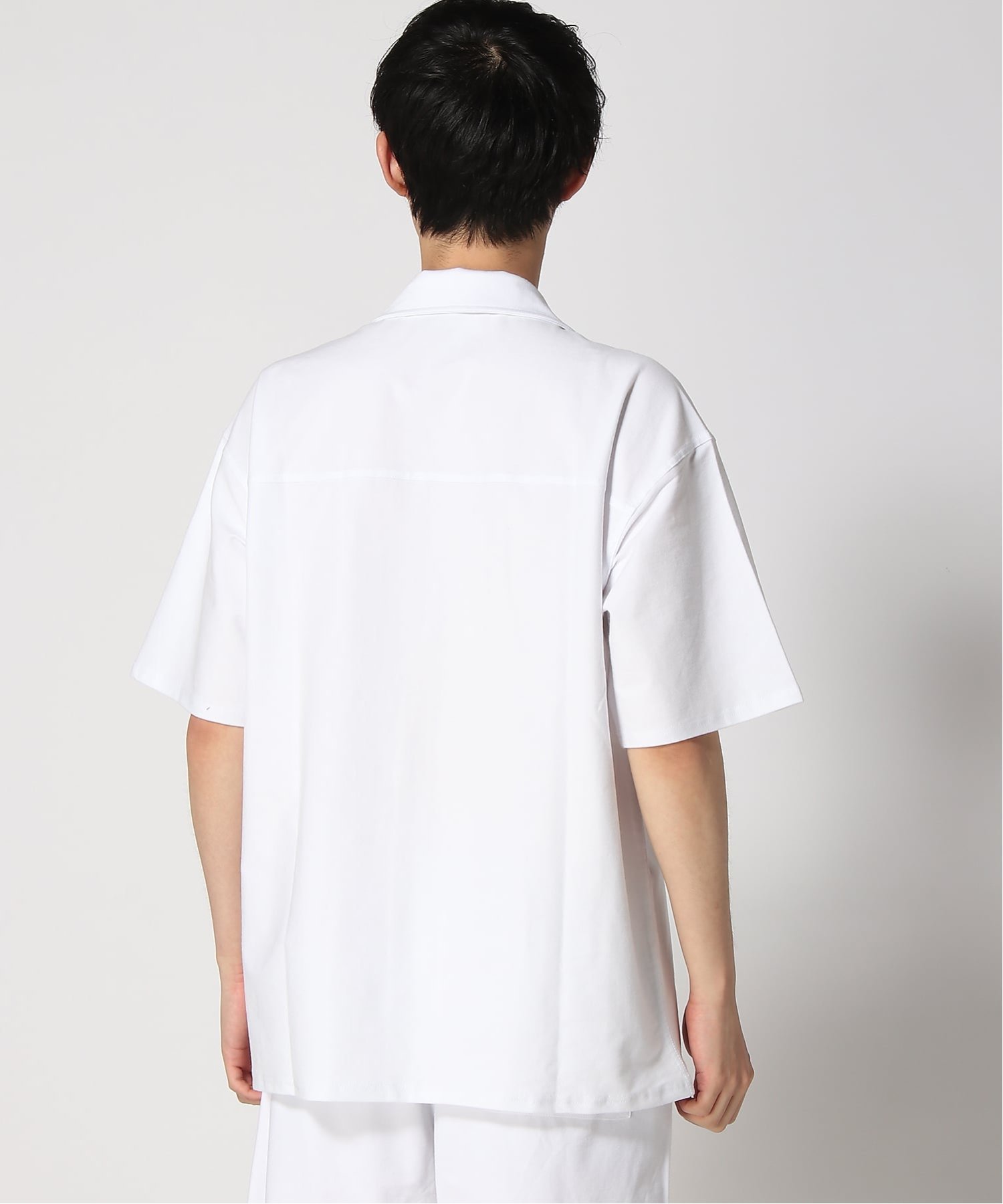 (M)LSC SHIRT WIDE FIT OG LOGO クローム トップス シャツ・ブラウス ホワイト
