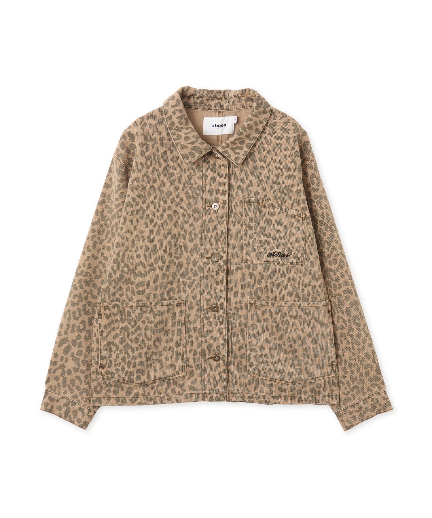 atmos atmos Leopard Pattern Coverall KHAKI アトモス ジャケット・アウター その他のジャケット・アウター カーキグリーン