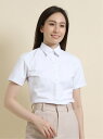 【SALE/37%OFF】m.f.editorial 【透け防止】【白無地】形態安定レギュラーカラー半袖シャツ タカキュー スーツ・フォーマル スーツ系小物