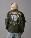 【SALE／30%OFF】AVIREX SOUVENIR JACKET CV-41 / スーヴェニアジャケット CV-41 アヴィレックス ジャケット・アウター ブルゾン・ジャンパー グリーン ブラック【送料無料】