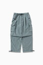 and wander oversized cargo pants アンドワンダー パンツ その他のパンツ ブラウン ブラック ネイビー【送料無料】