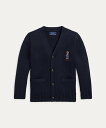 POLO RALPH LAUREN (ボーイズ 2才~7才)Polo ベア コットン Vネック カーディガン ラルフローレン トップス カーディガン ネイビー【...
