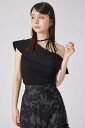 【SALE/40%OFF】rienda ワンショルダーニットトップス リエンダ トップス シャツ・ブラウス レッド ブラック ベージュ【送料無料】