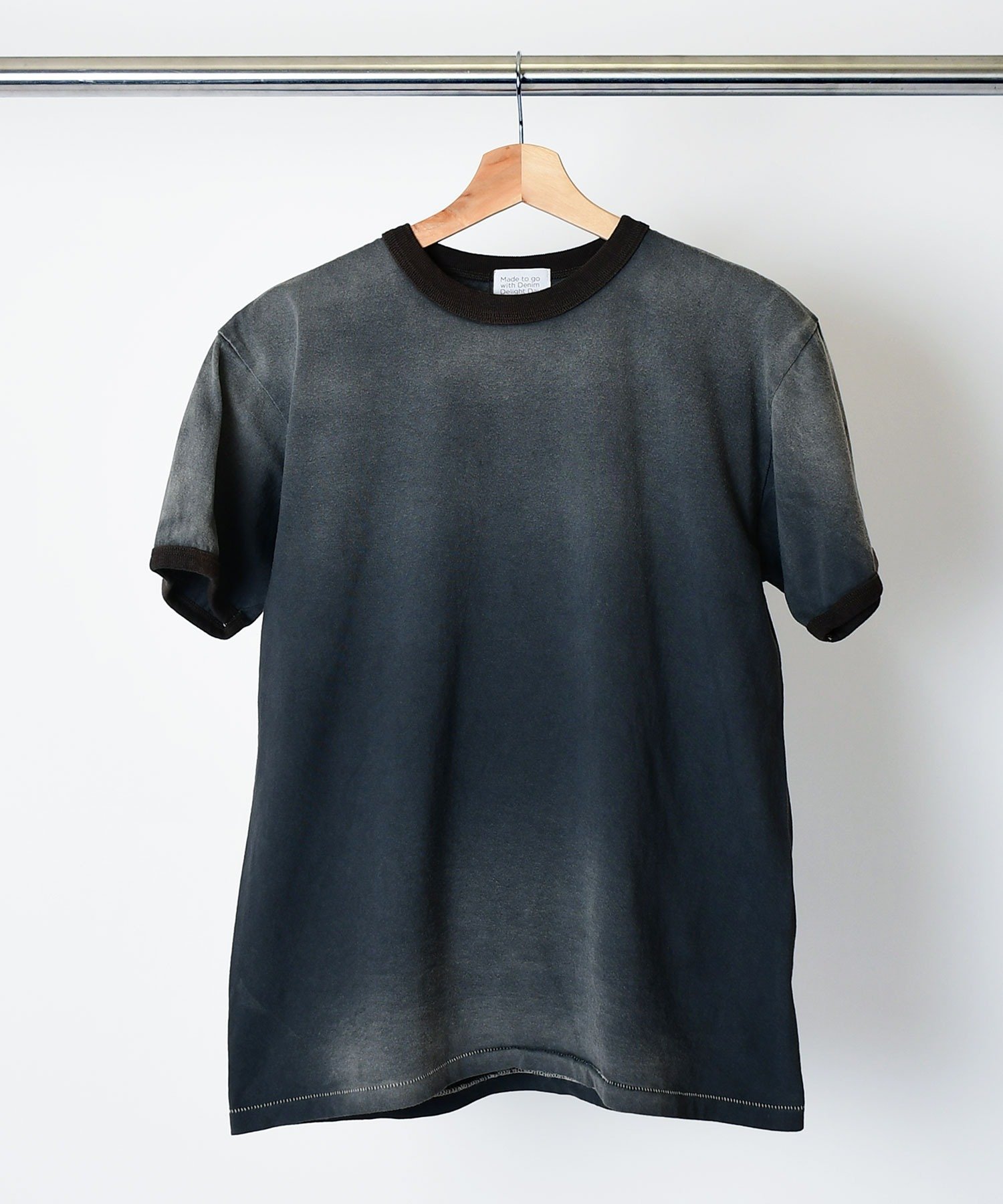 Johnbull Private labo リンガーTシャツ ジョンブルプライベートラボ トップス カットソー・Tシャツ パープル ブラック