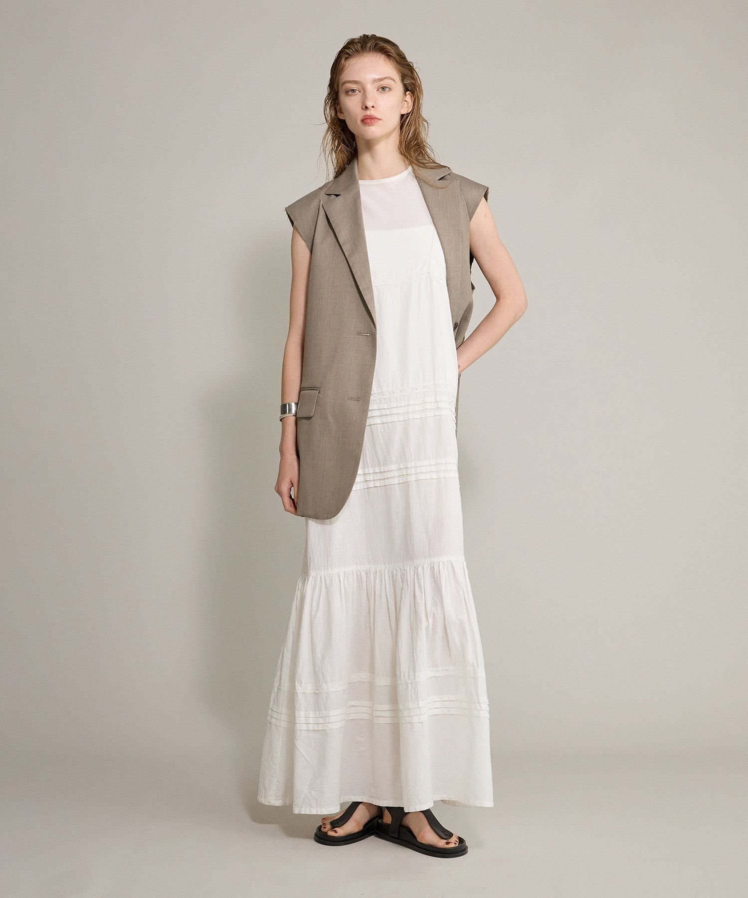 BRILL 【raspail】レースツキワンピース ブリル ワンピース・ドレス ワンピース ホワイト ブラック【送料無料】