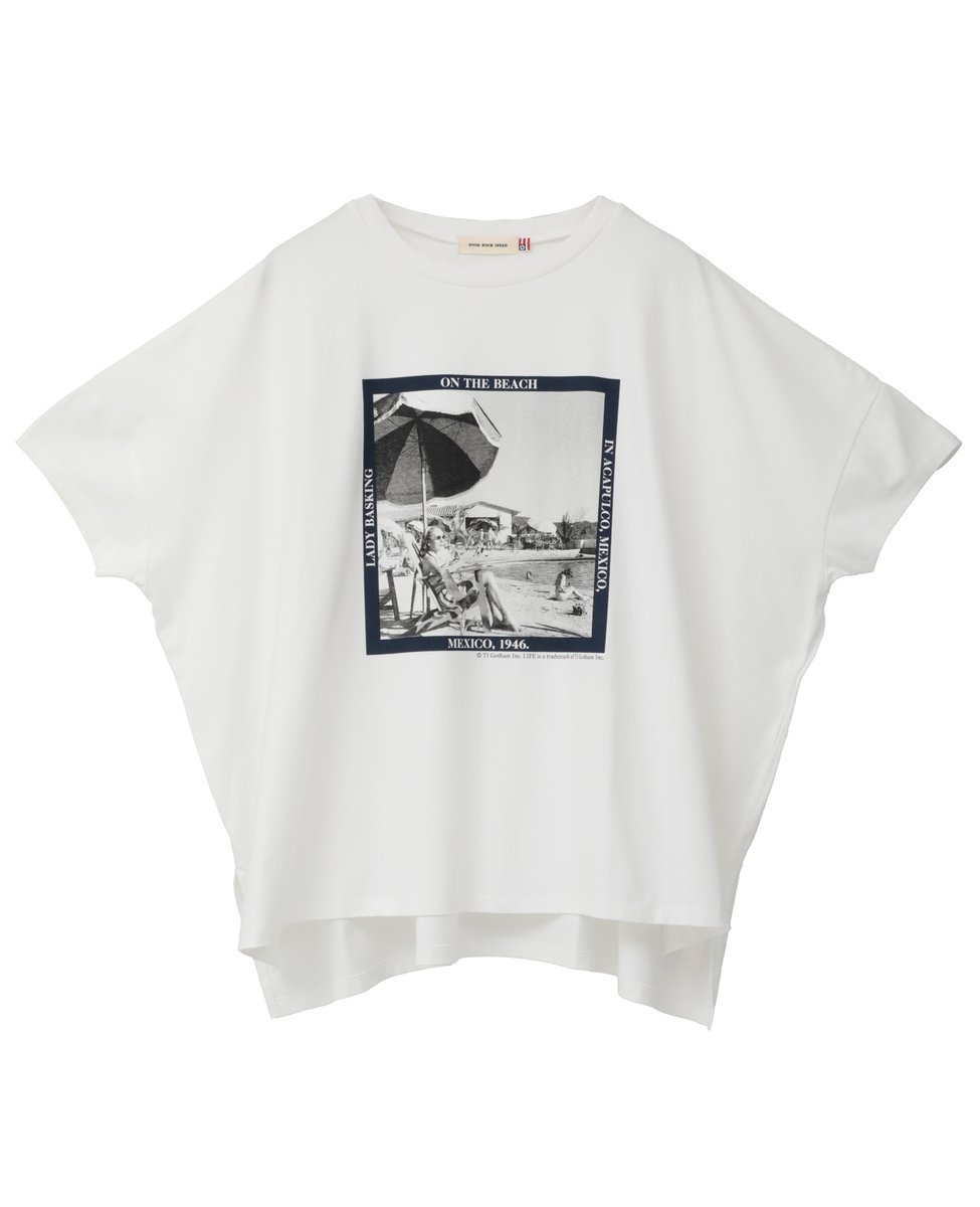 乐天商城 - TIARA 【GOOD ROCK SPEED/グッドロックスピード】プリントTシャツ ティアラ トップス カットソー・Tシャツ グレー ホワイト【送料無料】