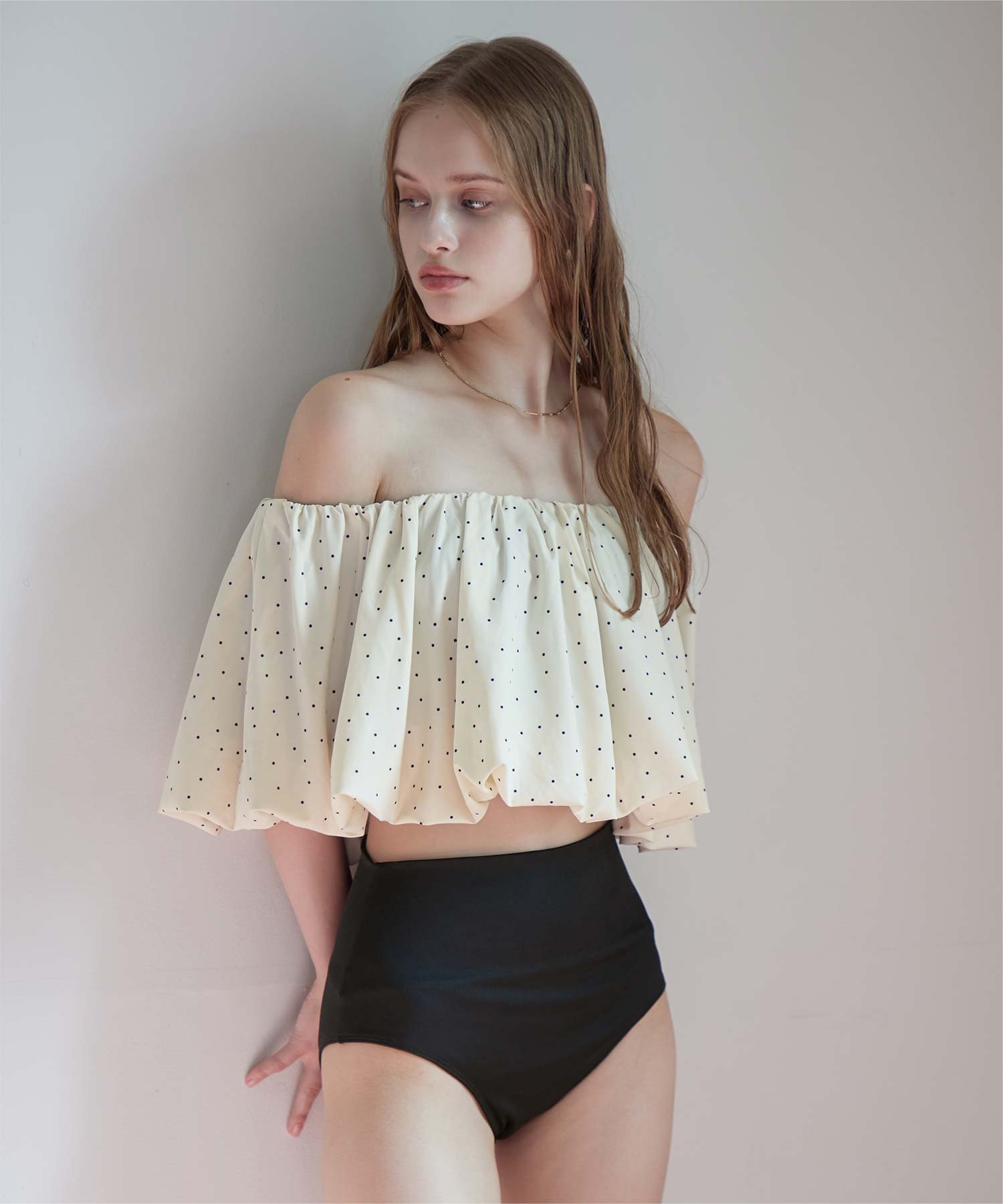 SEA DRESS 2wayバルーンスリーブビキニ/水着 ティティベイト 水着・スイムグッズ 水着 ホワイト【送料無料】
