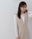 PROPORTION BODY DRESSING クルーネックシアーカットソー プロポーションボディドレッシング トップス カットソー Tシャツ ホワイト ブラック【送料無料】