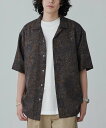 【SALE/35%OFF】coen 総柄プリントイージーシャツ コーエン トップス シャツ・ブラウス