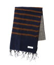 8 HANDLOOM & HAND KNITTING 8 HANDLOOM & HAND KNITTING/手織りのアシンメトリーショール スワラージ ファッション雑貨 マフラー・ストール・ネックウォーマー ベージュ ネイビー ブルー グレー【送料無料】