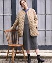 【SALE/30%OFF】Petit Honfleur キーネックジャンパースカート プチオンフルール ワンピース・ドレス ジャンパースカート グレー ブラウン【送料無料】