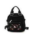 fiore fiore/(W)エンブロイドリーナイロン3Wayリュック ファッションバッグプラザ ラミー バッグ リュック・バックパック グリーン パープル レッド ブラック【送料無料】(4)