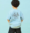 【SALE/10%OFF】Lee Lee 【110-150cm】【親子コーデ】キッズ COWBOYバックプリントTシャツ/ルーズフィット エドウインオンラインモール トップス カットソー・Tシャツ イエロー ホワイト ブルー