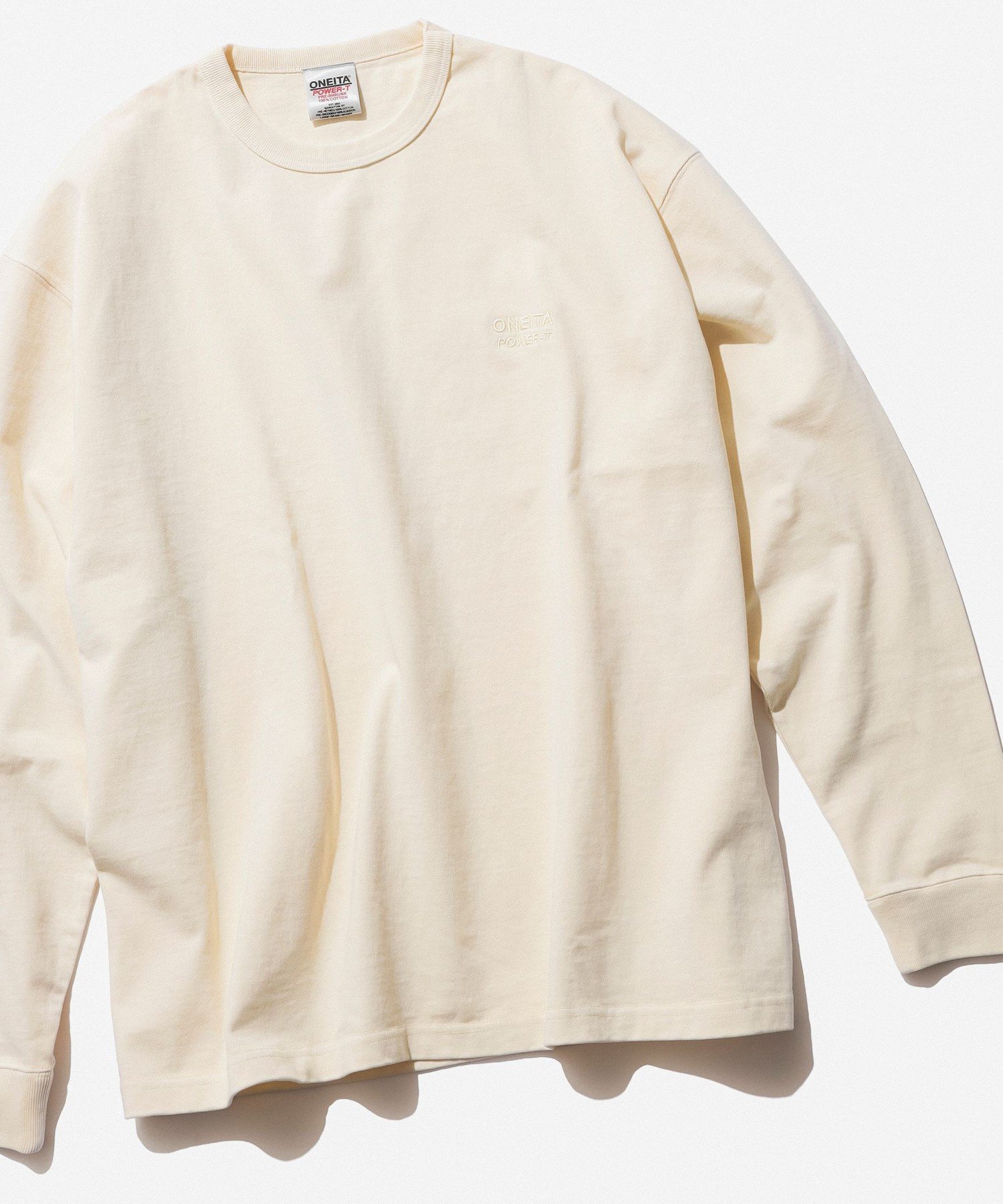 BEAMS T ONEITA / Pigment Dye Long Sleeve T-shirt 24AW ビームスT トップス カットソー・Tシャツ ブラウン ホワイト【送料無料】