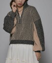 【SALE/40%OFF】MAISON BREEZE MAISON BREEZE/ストライプニット ハーフZip タートルPO 31927R333 XNN セッ...