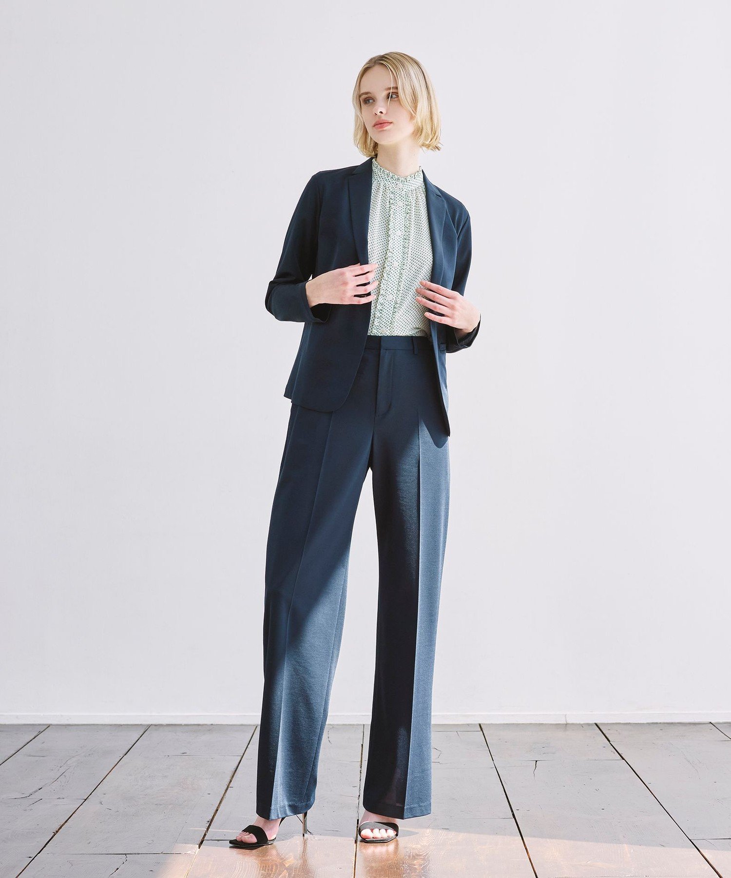 【SALE／63%OFF】MACKINTOSH LONDON サマーポンチパンツ マッキントッシュ ロンドン パンツ その他のパンツ ネイビー ベージュ【送料無料】