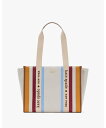 【SALE/64%OFF】kate spade new york キップ キャンバス ストライプ ラージ トート ケイトスペードニューヨーク バッグ トートバッグ【送料無料】
