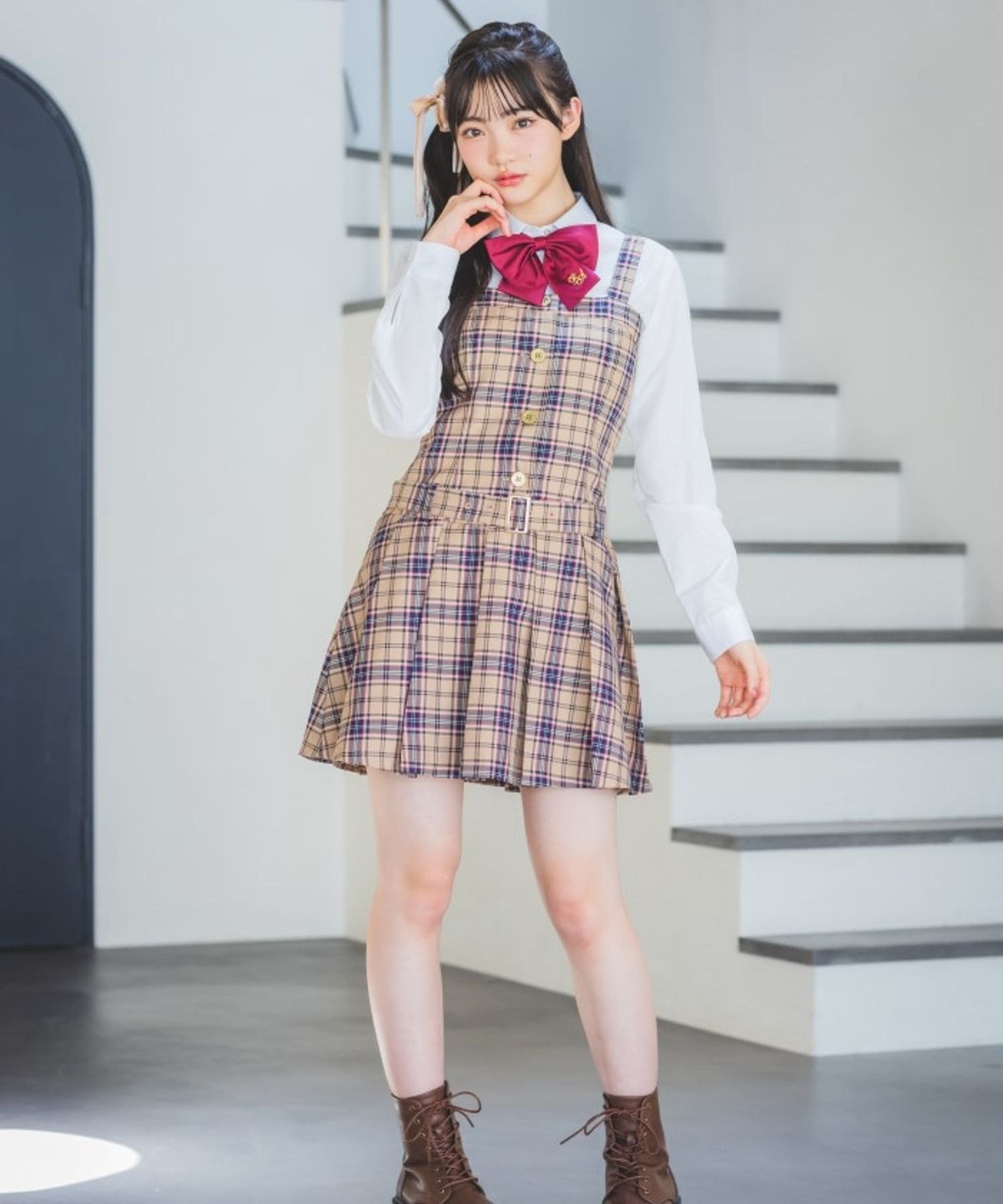 repipi armario 【卒服2026】ローベルトジャンスカ レピピアルマリオ ワンピース・ドレス ジャンパースカート ブラウン ブラック【送料無料】