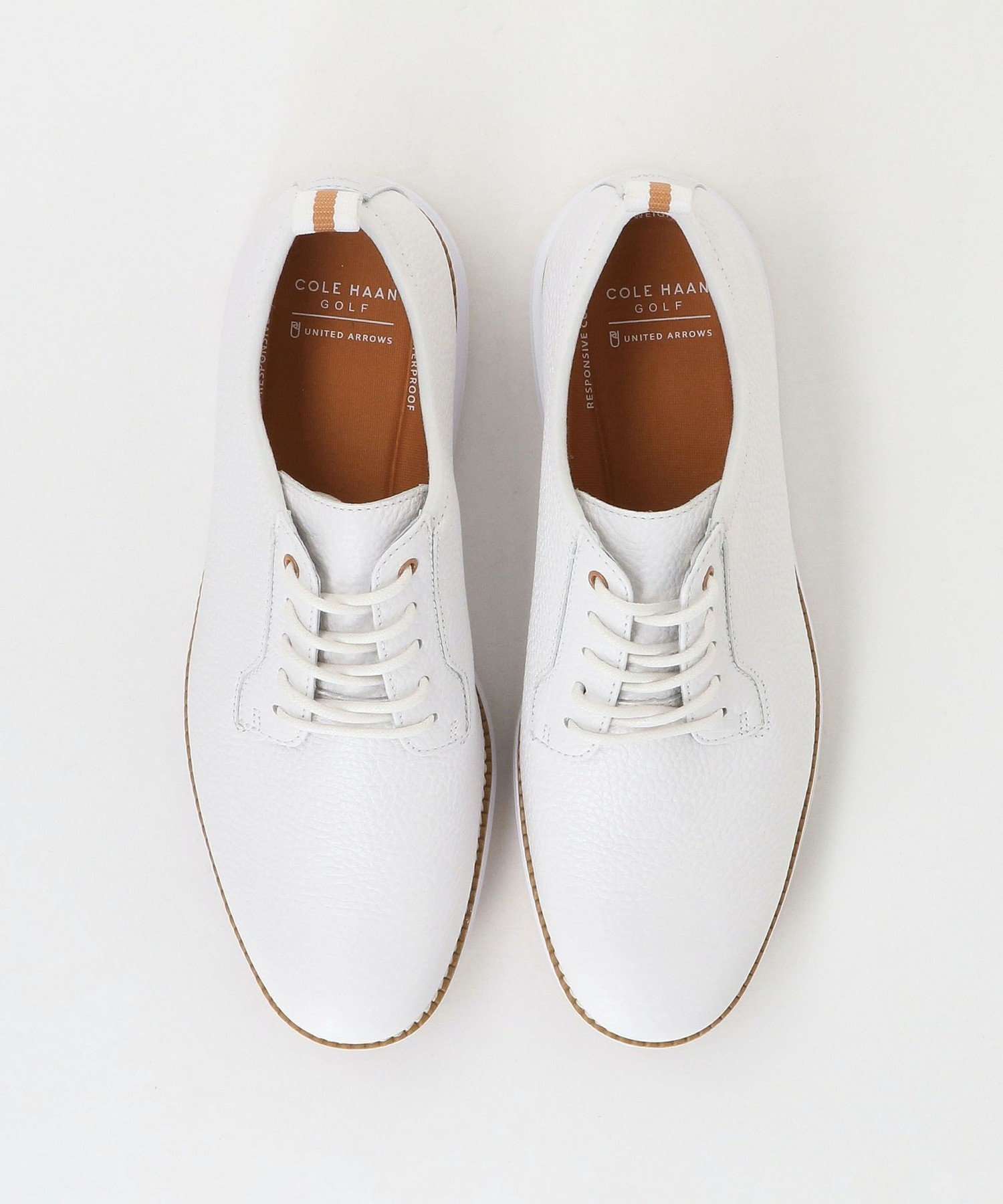 UNITED ARROWS GOLF 【別注】＜COLE HAAN * UNITED ARROWS＞メンズ ORIGINALGRAND POSTMAN/スパイクレス ゴルフシューズ ユナイテッドアローズ シューズ・靴 その他のシューズ・靴 ホワイト【送料無料】