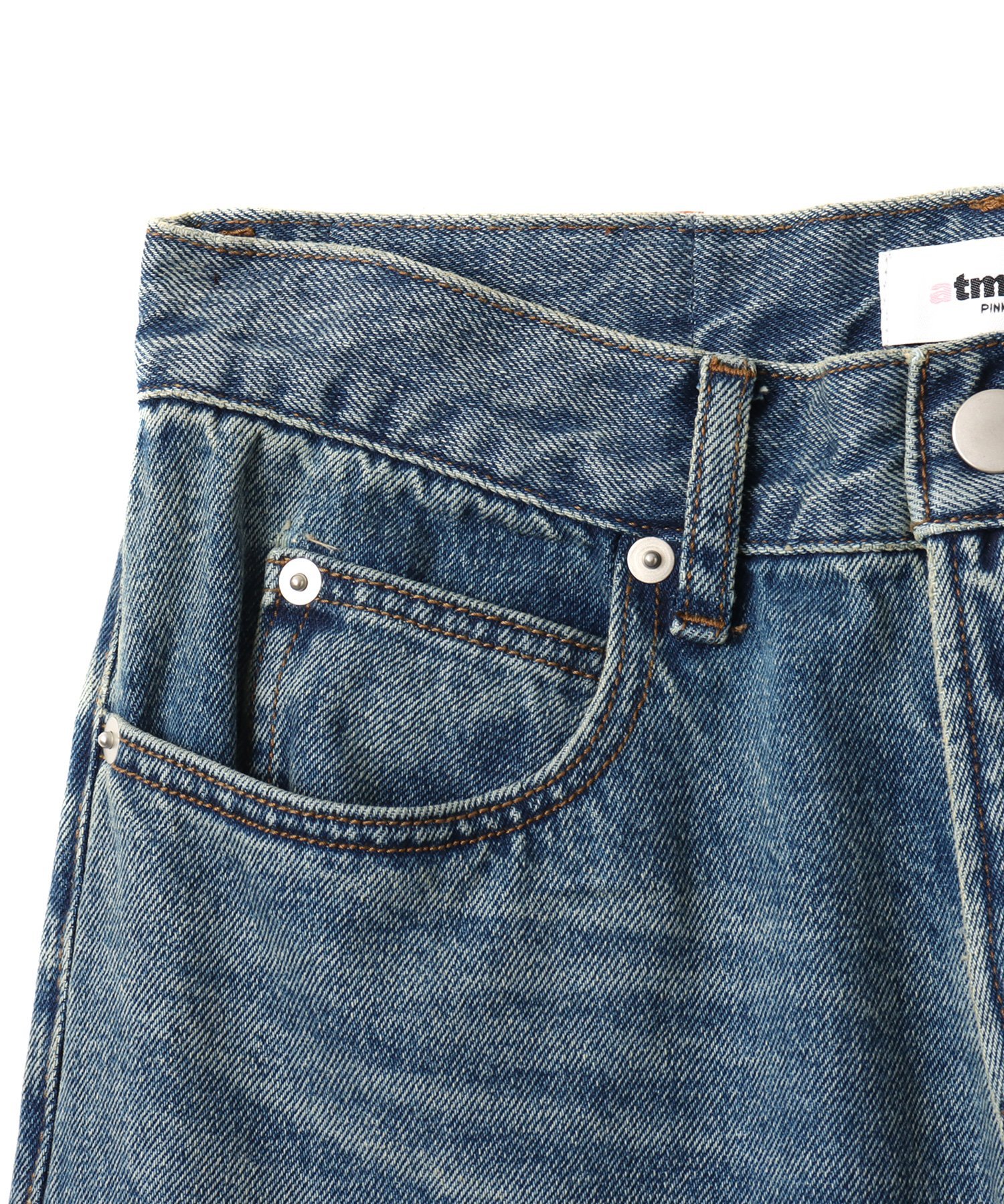 atmos pink atmos pink Straight Denim BLUE アトモス パンツ その他のパンツ ブルー