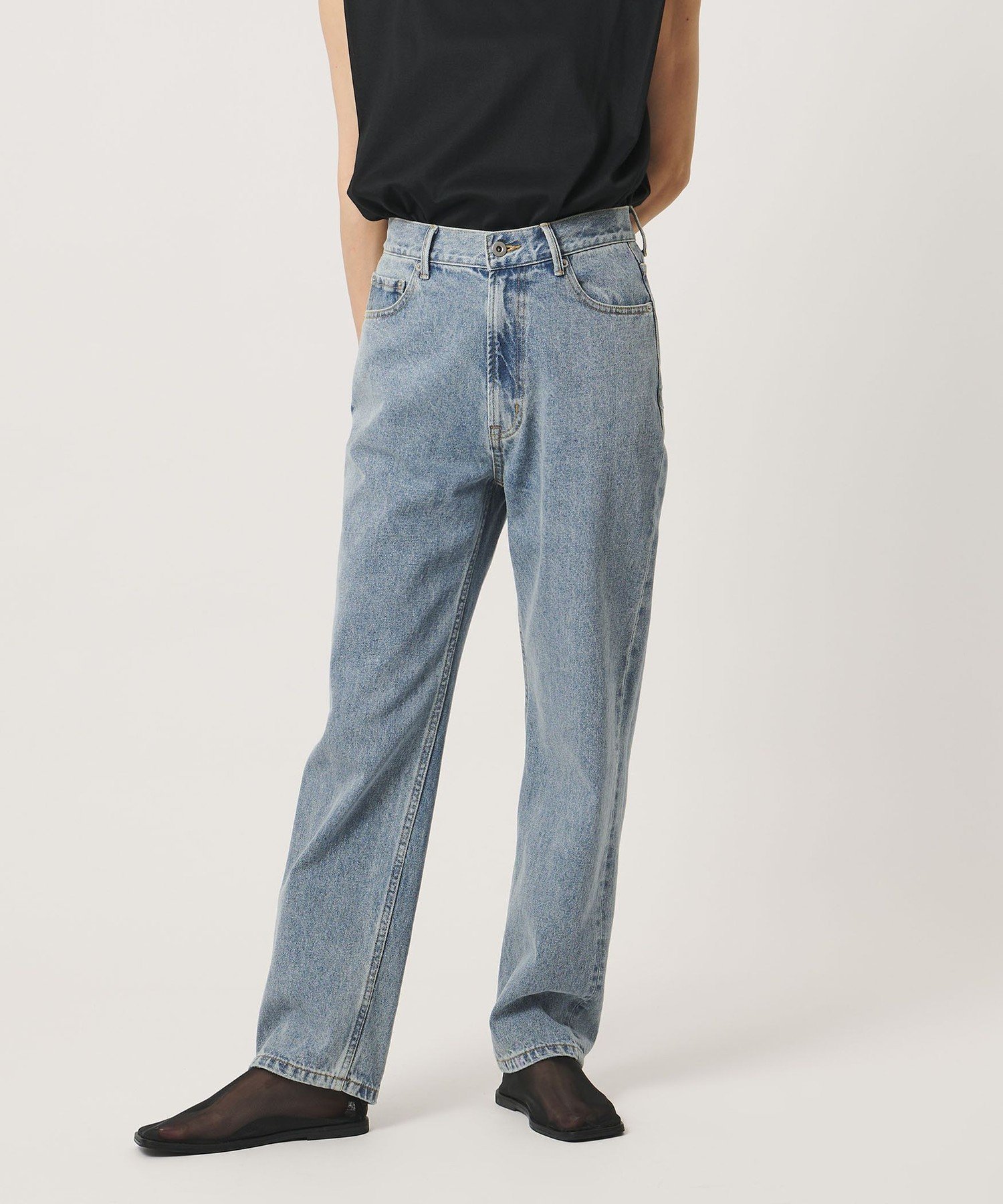 ＜MARW UNITED ARROWS＞5ポケット スリム デニムパンツ ビューティー＆ユース ユナイテッドアローズ パンツ ジーンズ・デニムパンツ グレー ブルー