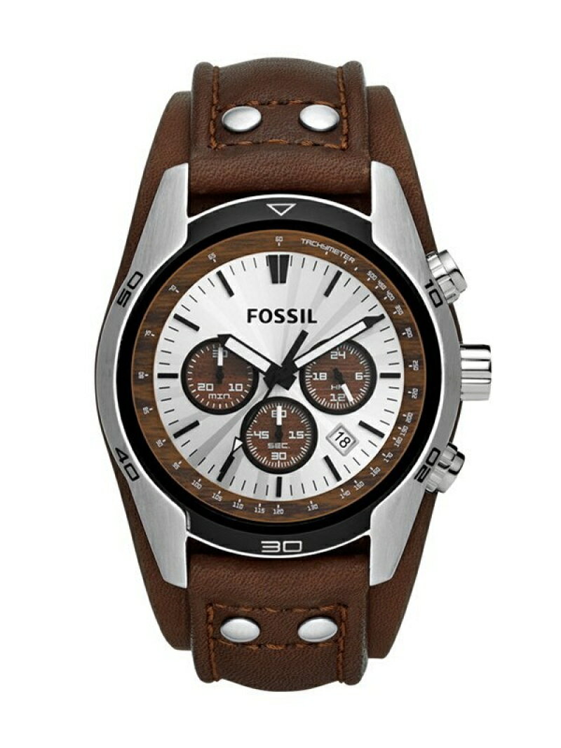 フォッシル ビジネス腕時計 メンズ FOSSIL (M)COACHMAN/CH2565 フォッシル アクセサリー・腕時計 腕時計 ブラウン【送料無料】