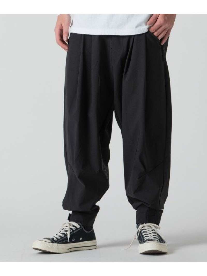 rehacer Zippers Volume Tuck Pants レアセル パンツ その他のパンツ ブラック グレー