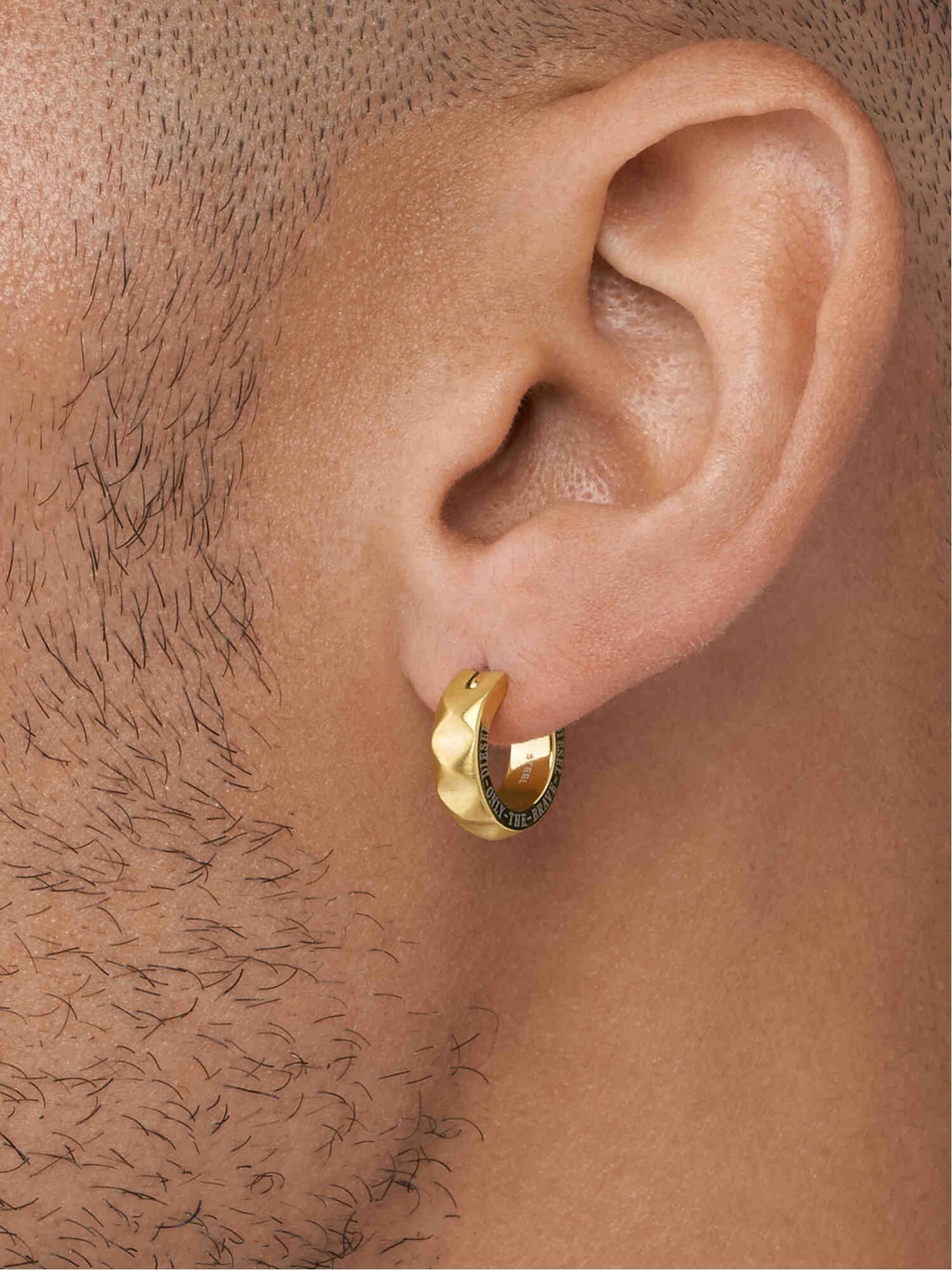 DIESEL ディーゼル アクセサリー メンズ ピアス DX1417710 ウォッチステーションインターナショナル アクセサリー・腕時計 ピアス ゴールド【送料無料】のサムネイル