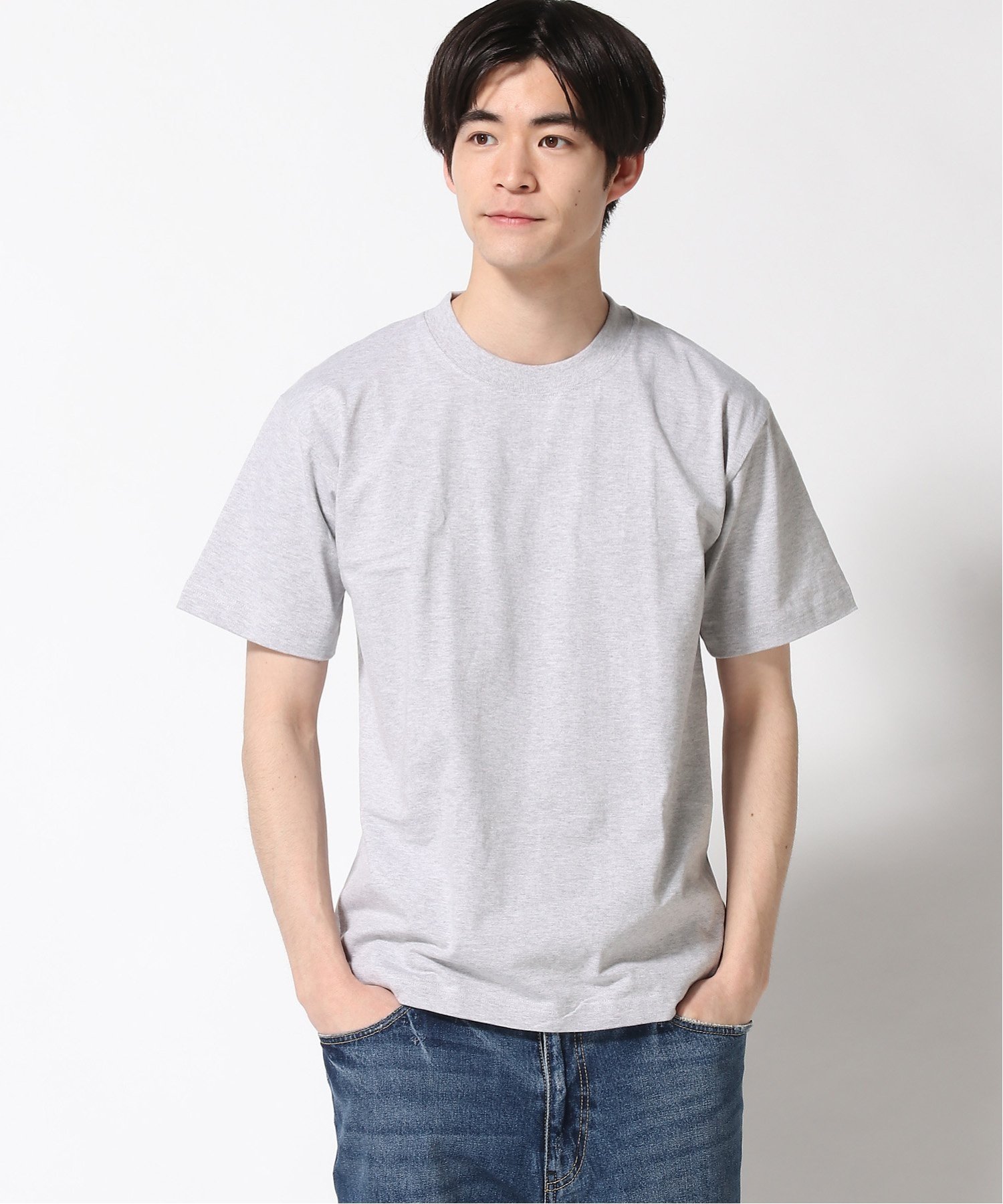 Hanes HANES/(M)ヘインズ HANES BEEFY Tシャツ 2枚組 H5 ジーンズメイト トップス カットソー・Tシャツ グレー ブラック ホワイト ネイビー