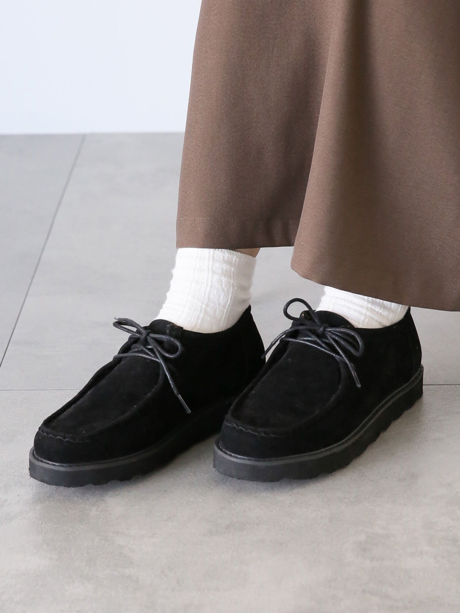 ehka sopo モカシンシューズ エヘカソポ シューズ・靴 その他のシューズ・靴 ブラック ブラウン ベージュ【送料無料】のサムネイル