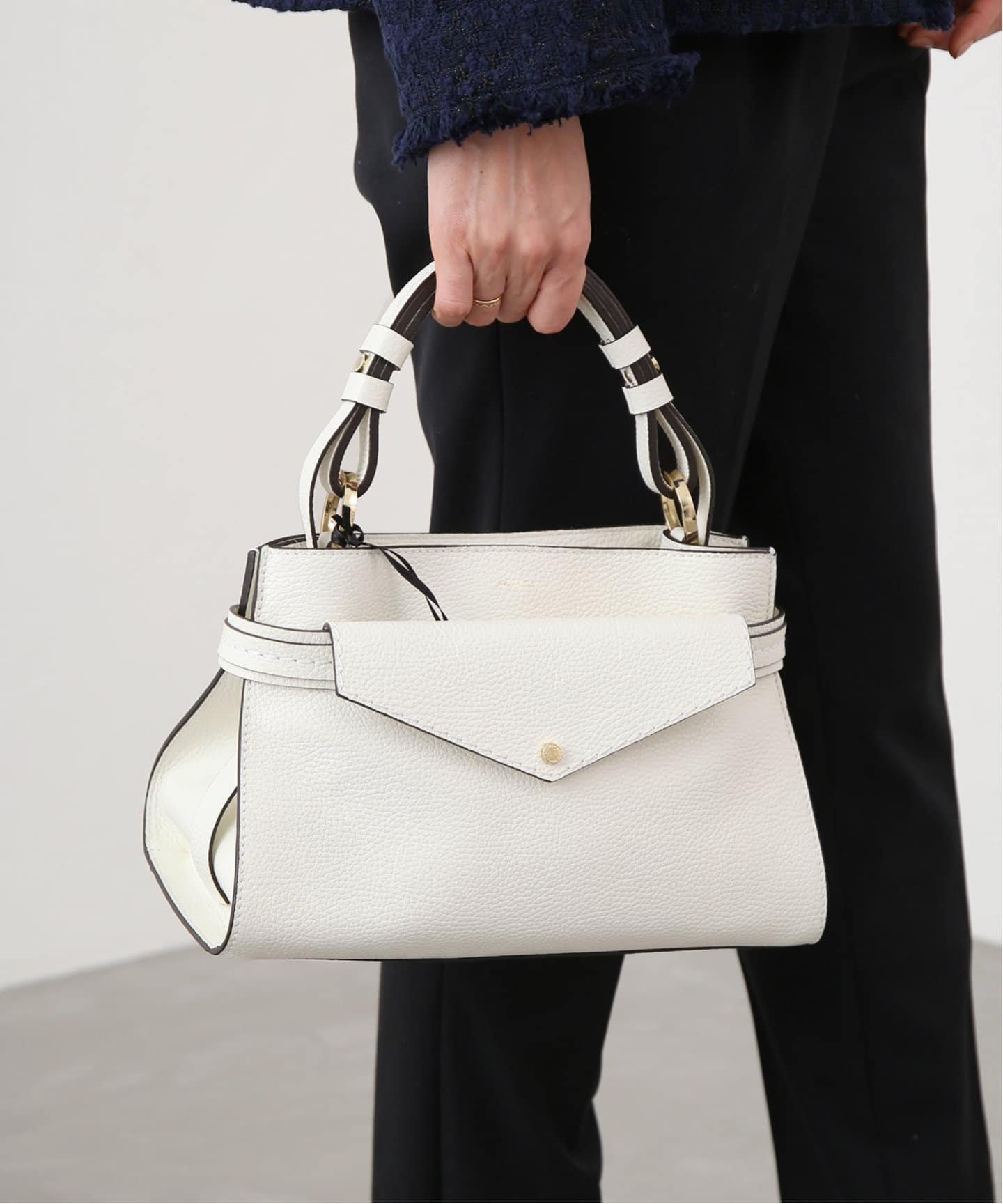 IENA 《追加予約》【LORISTELLA/ロリステッラ】別注 SHEILA ワンハンドル ショルダーバッグ イエナ バッグ ショルダーバッグ ホワイト ブラック ベージュ【送料無料】のサムネイル