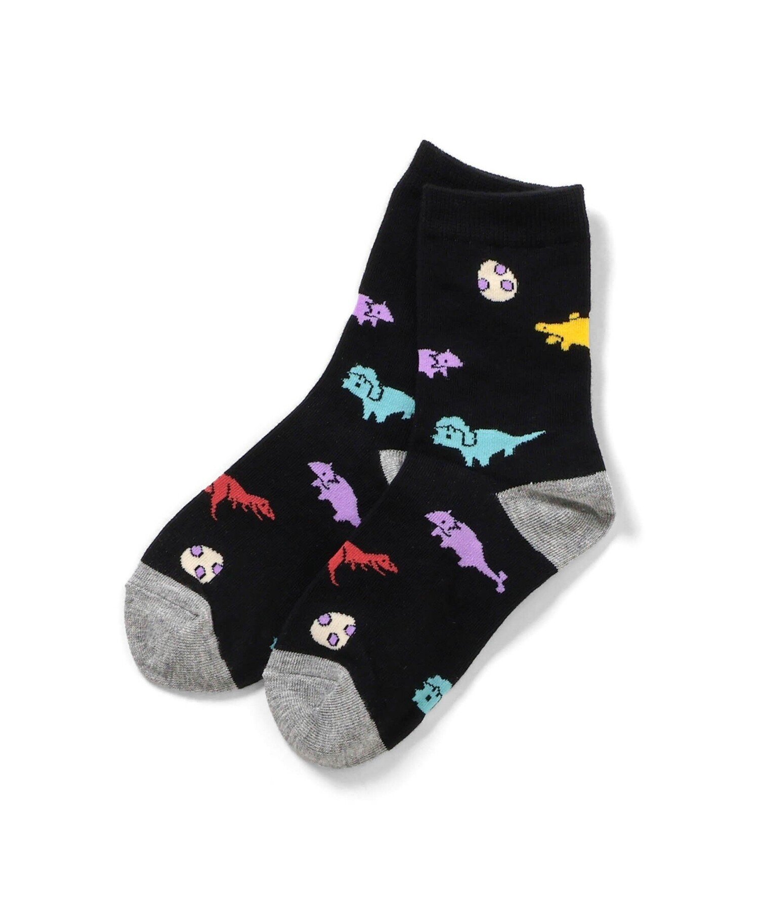 BREEZE BOYSバリエーション総柄ソックス エフオーオンラインストア 靴下・レッグウェア 靴下 ホワイト ブラック グリーン ネイビーのサムネイル