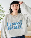 【SALE/40%OFF】FREAK'S STORE デニム ロゴデイジースウェット 25SS フリークスストア トップス スウェット・トレーナー グレー レッ...