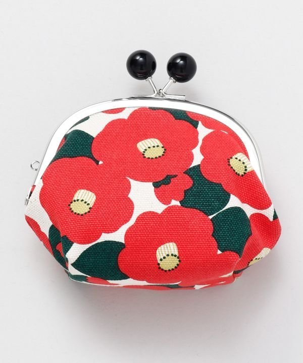 カヤ 【カヤ】花衣マルチがま アミナコレクション 財布・ポーチ・ケース ポーチ ピンク オレンジ レッド