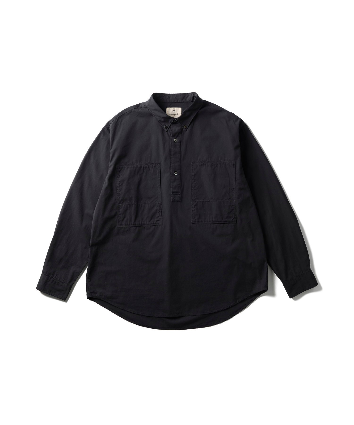 Organic Cotton Pullover Shirt スノーピーク トップス シャツ・ブラウス ホワイト ブラック