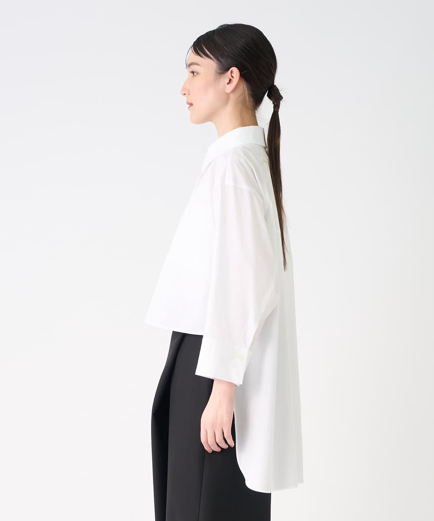 【SALE／50%OFF】LANVIN COLLECTION テールコートデザインシャツ ランバン コレクション トップス シャツ・ブラウス ホワイト【送料無料】