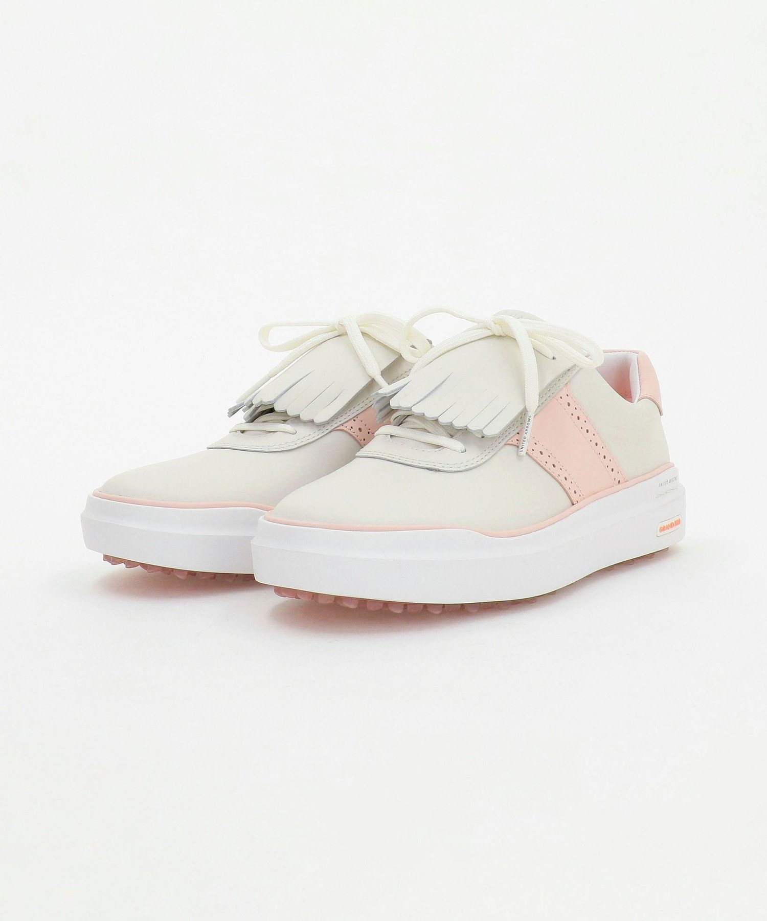 UNITED ARROWS GOLF 【別注】＜COLE HAAN * UNITED ARROWS＞ウィメンズ GRANDPRO AM KILT/スパイクレス ゴルフシューズ ユナイテッドアローズ シューズ・靴 スニーカー ピンク【送料無料】