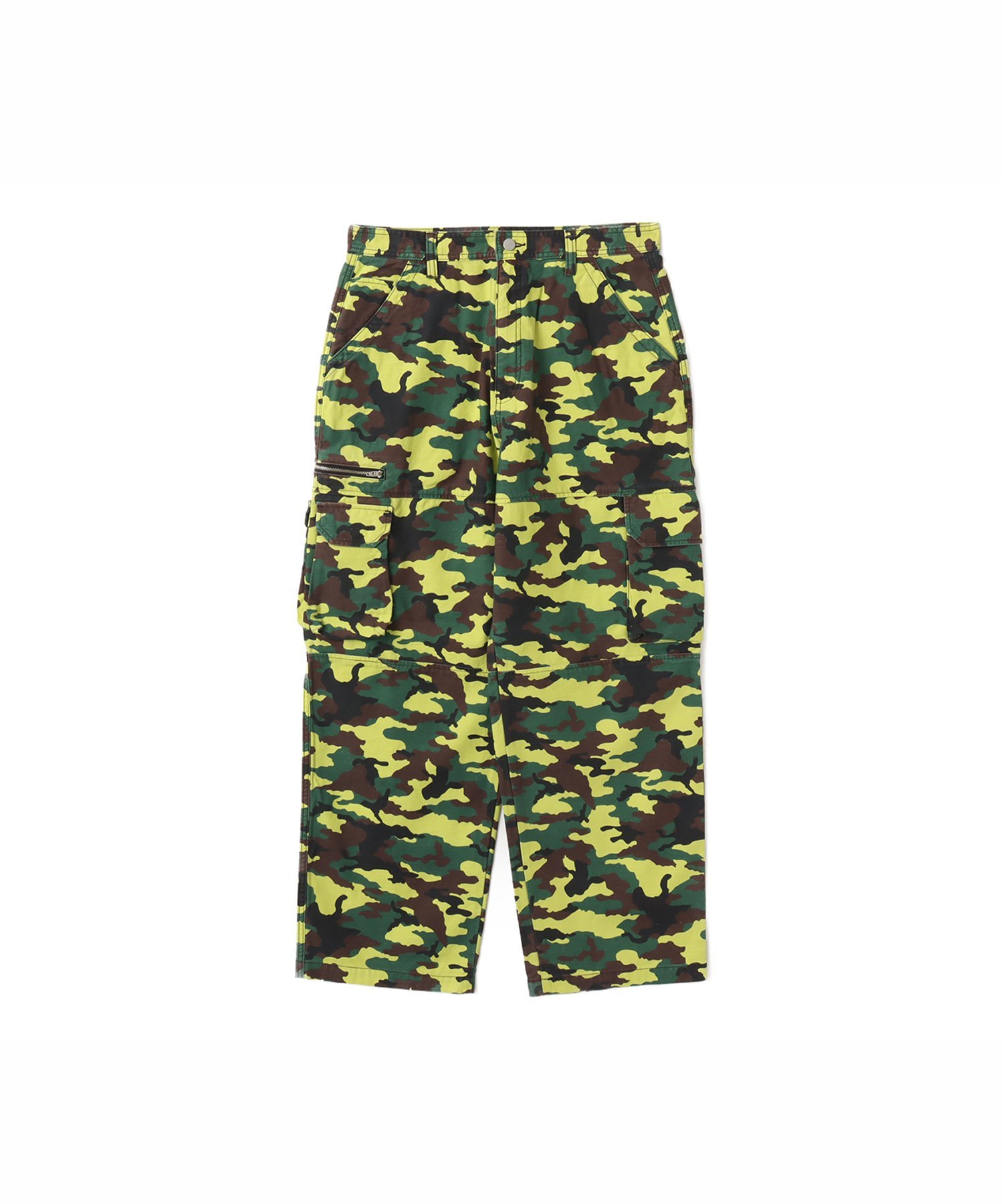 atmos atmos Back Satin Cargo Pants YELLOW CAMOUFLAGE アトモス パンツ その他のパンツ