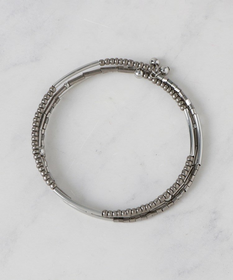 【SALE／20%OFF】SHOO・LA・RUE ビーズブレスレット シューラルー アクセサリー・腕時計 ブレスレット・バングル シルバー ブルー