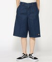 ディッキーズ Dickies DICKIES/(U)DENIM MULTI-USE POCKET WORK SHORT ハンドサイン パンツ ジーンズ・デニムパンツ ブルー ネイビー【送料無料】