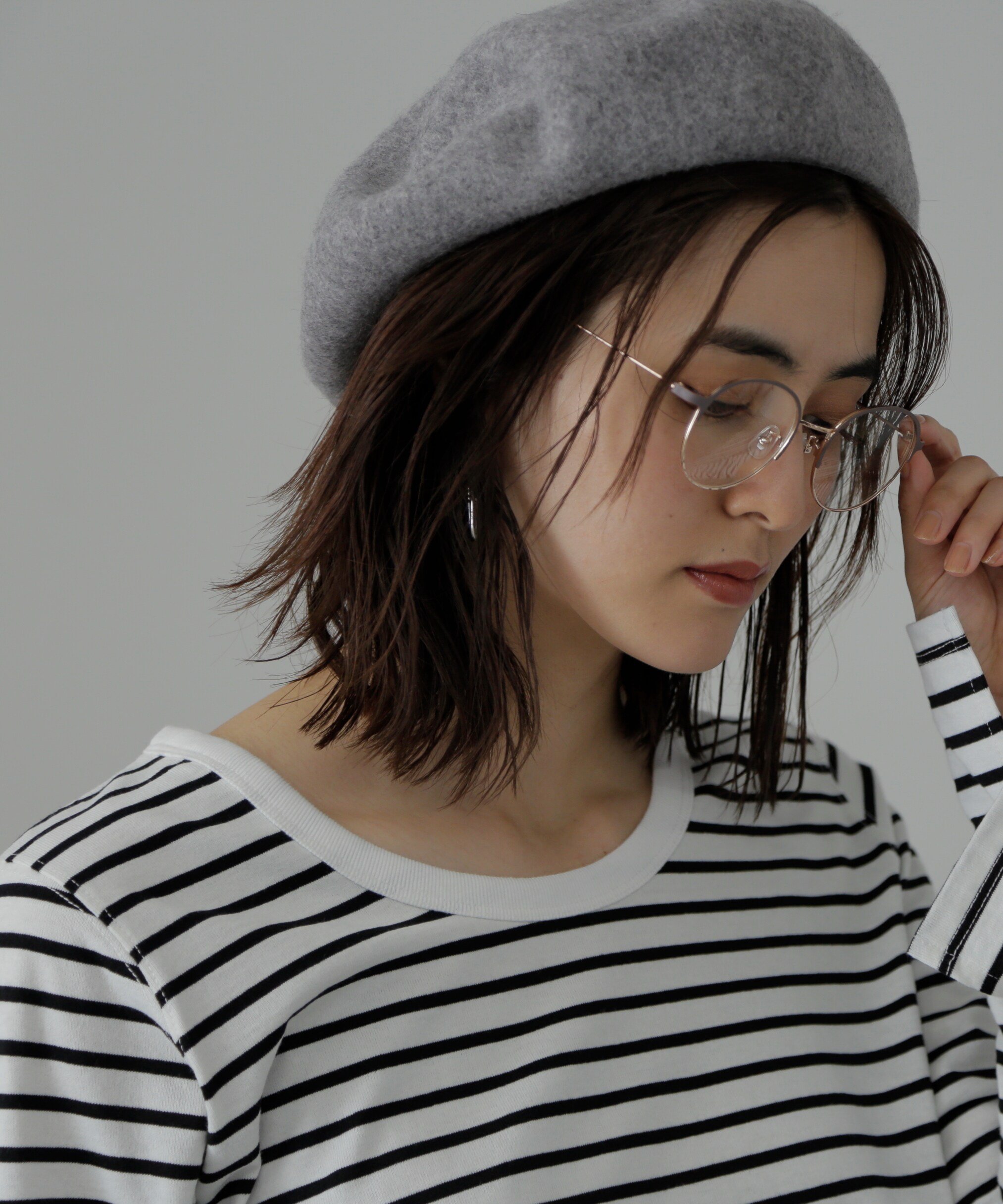 【SALE／30%OFF】FREE'S MART 伊達メガネ1 フリーズ マート ファッション雑貨 その他のファッション雑貨 グレー ブラウンのサムネイル