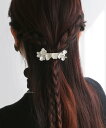 【SALE/10%OFF】colleca la マットメタルフラワーヘアカフ/ヘアフック コレカラ ヘアアクセサリー その他のヘアアクセサリー ゴールド シルバー