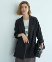 【SALE/40%OFF】YECCA VECCA 【接触冷感】COOLシャツテーラードジャケット イェッカヴェッカ ジャケット・アウター テーラードジャケット・ブレザー グレー ブラック ブルー【送料無料】