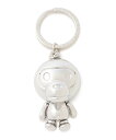 A BATHING APE BABY MILO KEYCHAIN ア ベイシング エイプ ファッション雑貨 チャーム・キーチェーン シルバー【送料無料】