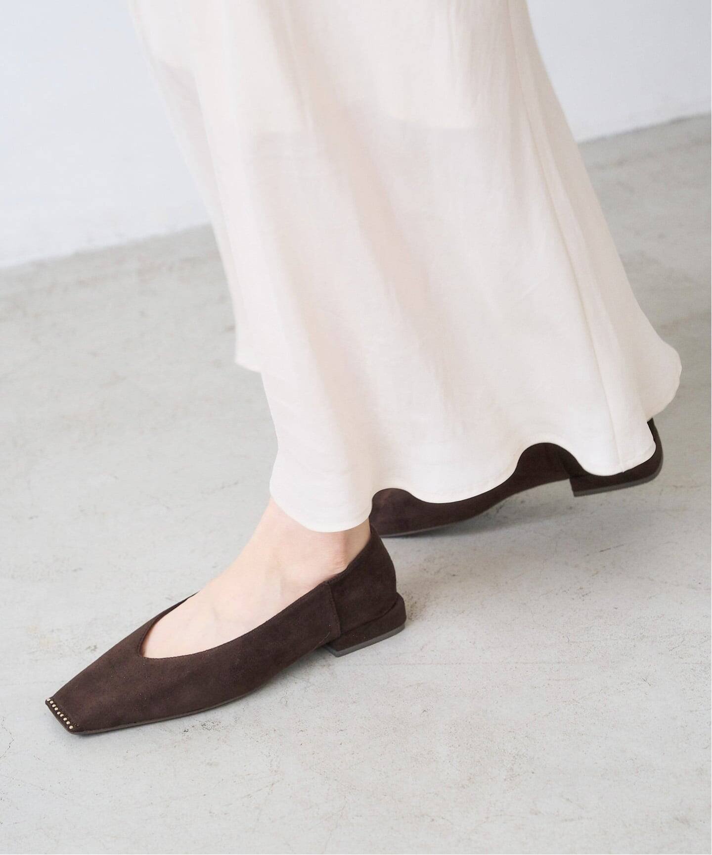 LE TALON スクエアスタッズバブーシュ ルタロン シューズ・靴 その他のシューズ・靴 ブラック ブラウン イエロー【送料無料】