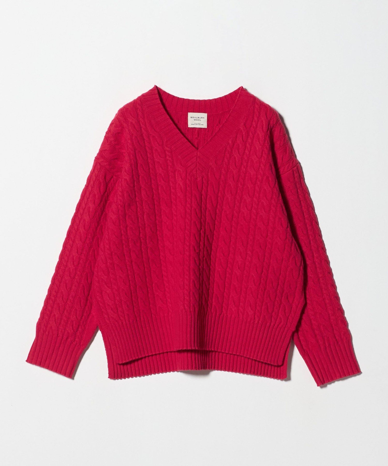 UNITED ARROWS green label relaxing ゴールバーン Vネック ニット プルオーバー ユナイテッドアローズ..