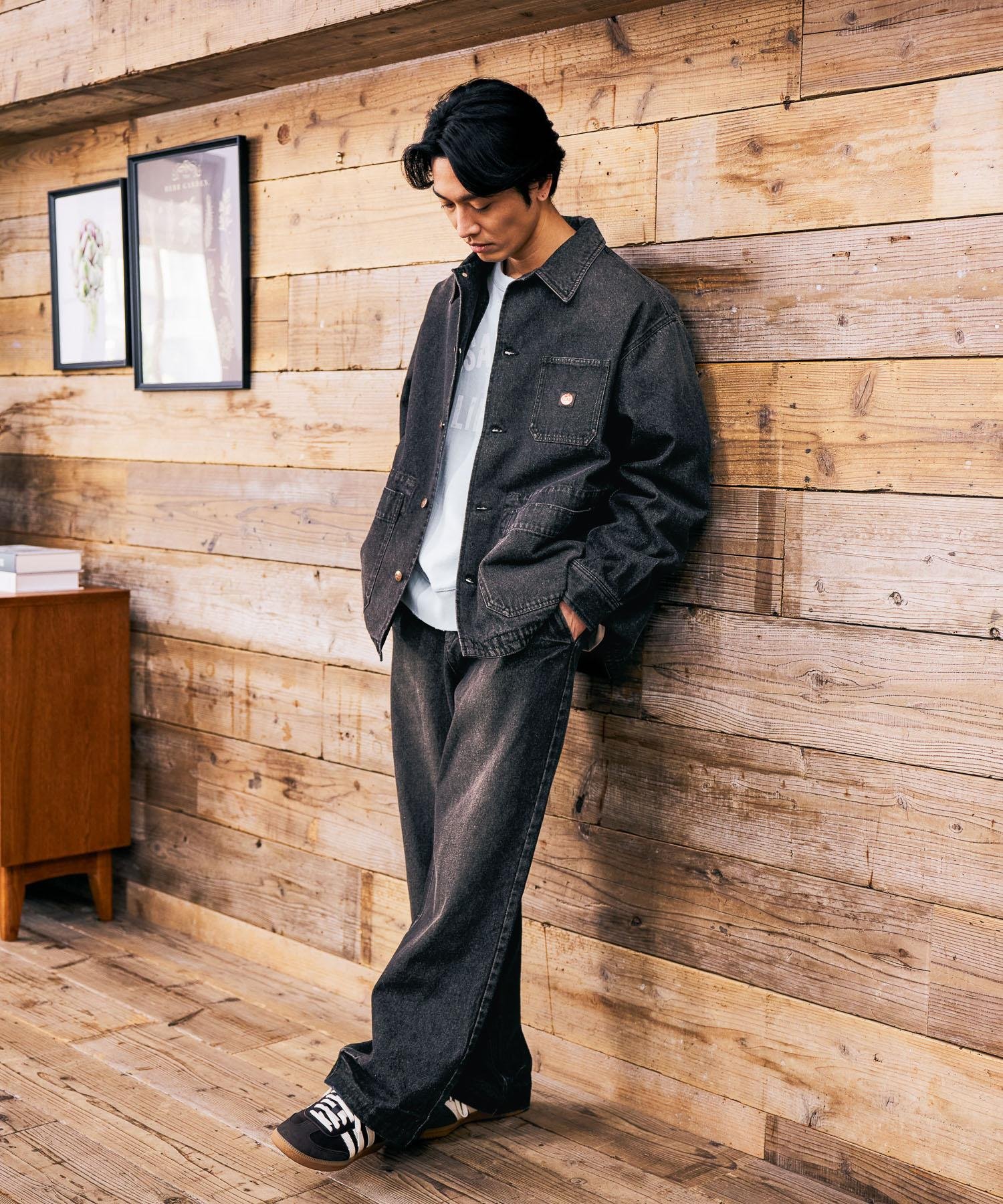 【RED KAP(レッドキャップ)】別注デニムトラウザー[セットアップ可] ベイフロー パンツ ジーンズ・デニムパンツ ブラック ブルー