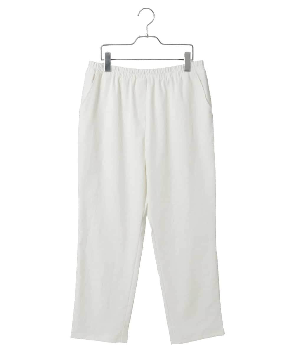 Nylon, Rayon, Polyester - HIROKO BIS GRANDE 【大きいサイズ】ボディシェルテーパードイージーパンツ /洗える ヒロコ ビス グランデ パンツ その他のパンツ ホワイト グレー ブラック【送料無料】