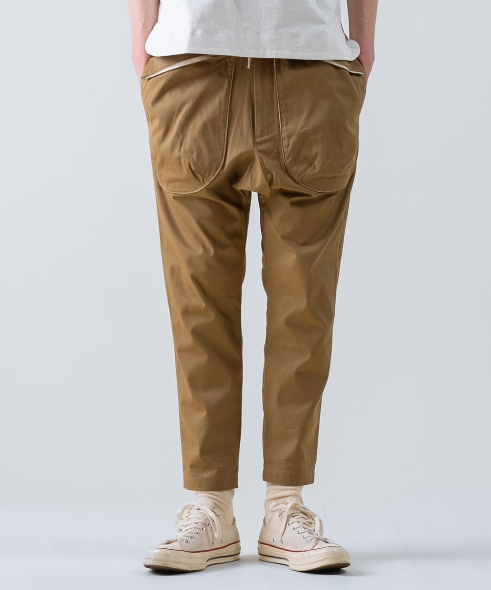 rehacer rehacer/(M)Envelope Sarouel Pants レアセル パンツ その他のパンツ ブラック ベージュ
